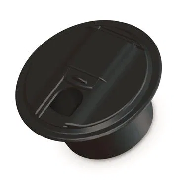 B105 – RV DESIGNER Electrical Cord Hatch, For Use With 15 Amp/ 30 Amp/ 50 Amp Cords Round 5 Inch Diameter x 3 Inch De...